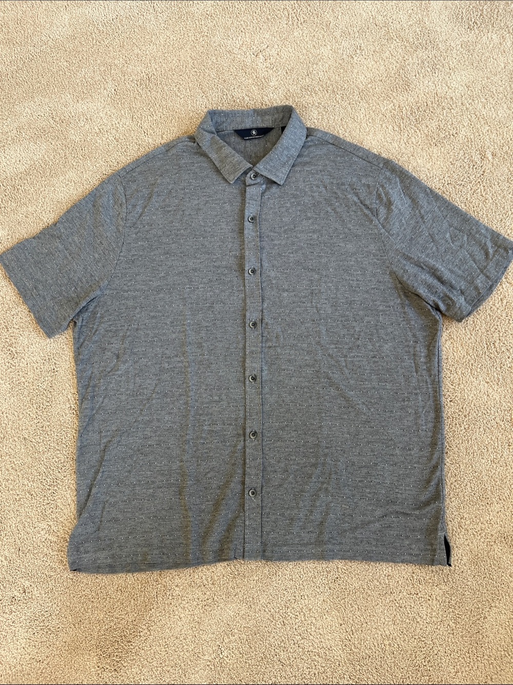 Hart Schaffner Marx Men's Short Sleeve Button-Down Shirt XL